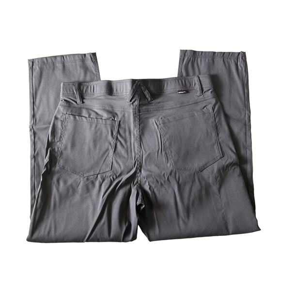 GERRY Men's Venture Commuter Gray Relaxed Fit Pants with Comfort Waistband 36x30 - Picture 4 of 6